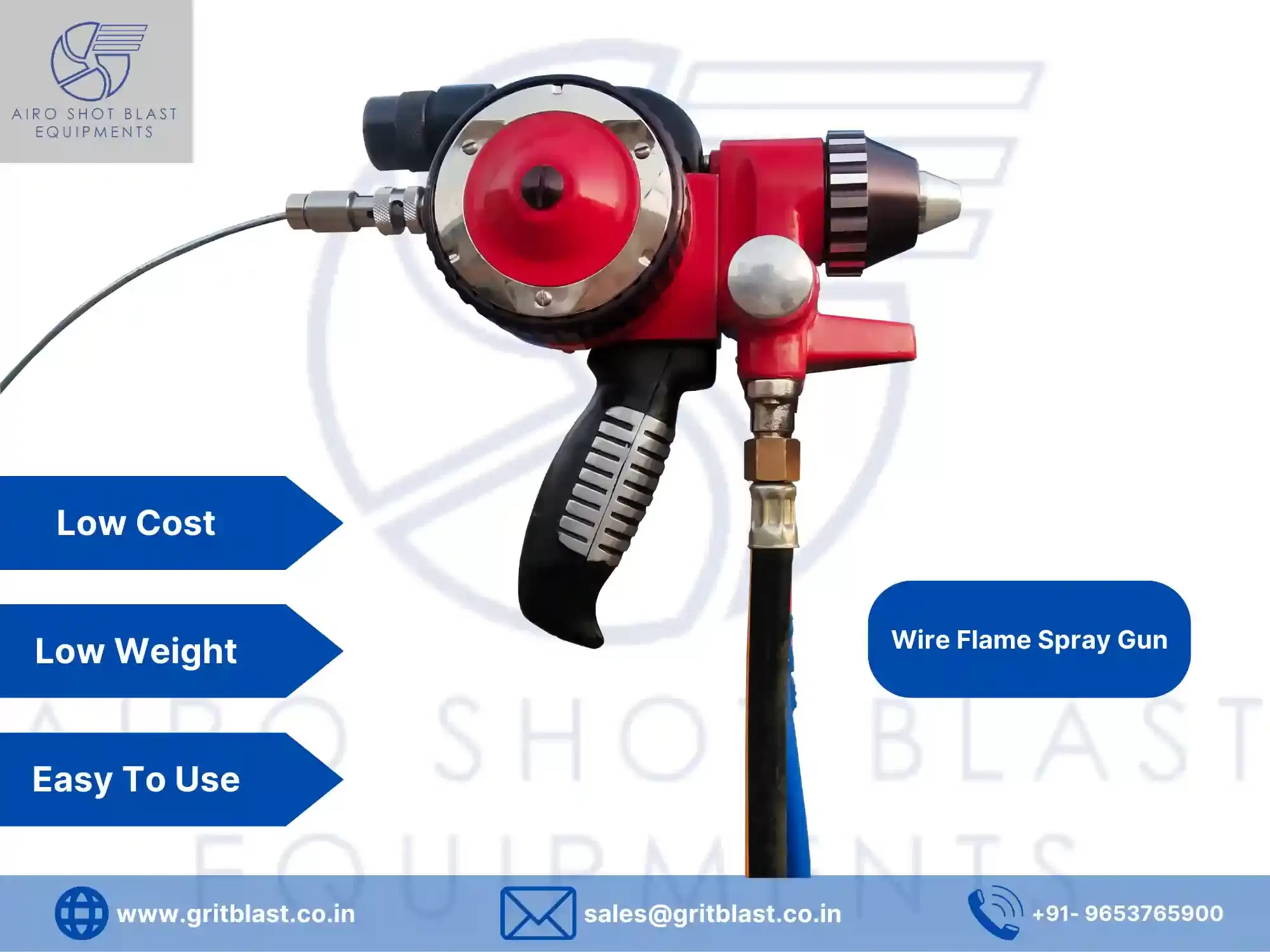 Wire flame spray gun and how does wire flame spray gun work?