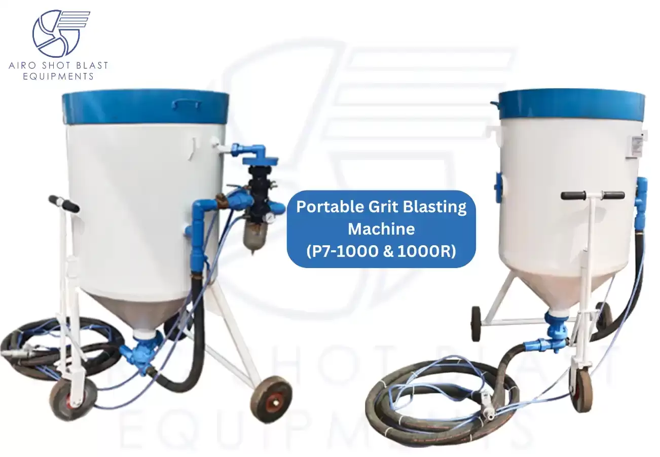 Portable grit blasting machine P7 1000 & 1000 R