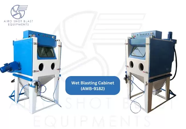 Wet Grit Blasting cabinet